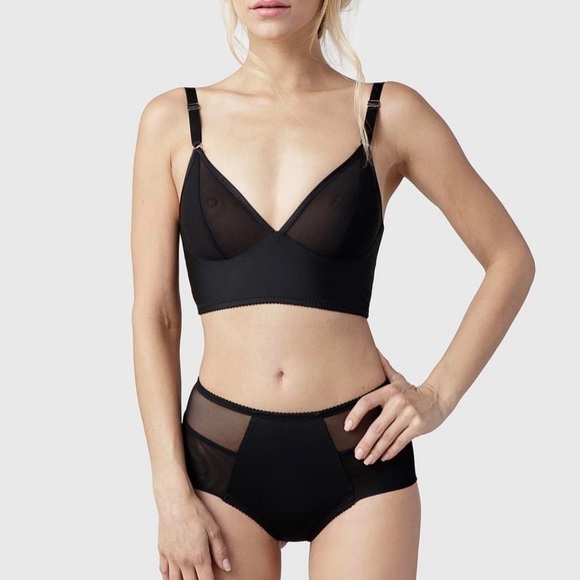 Fortnight Luna Mesh High-Waisted Brief - Picture 1 of 12